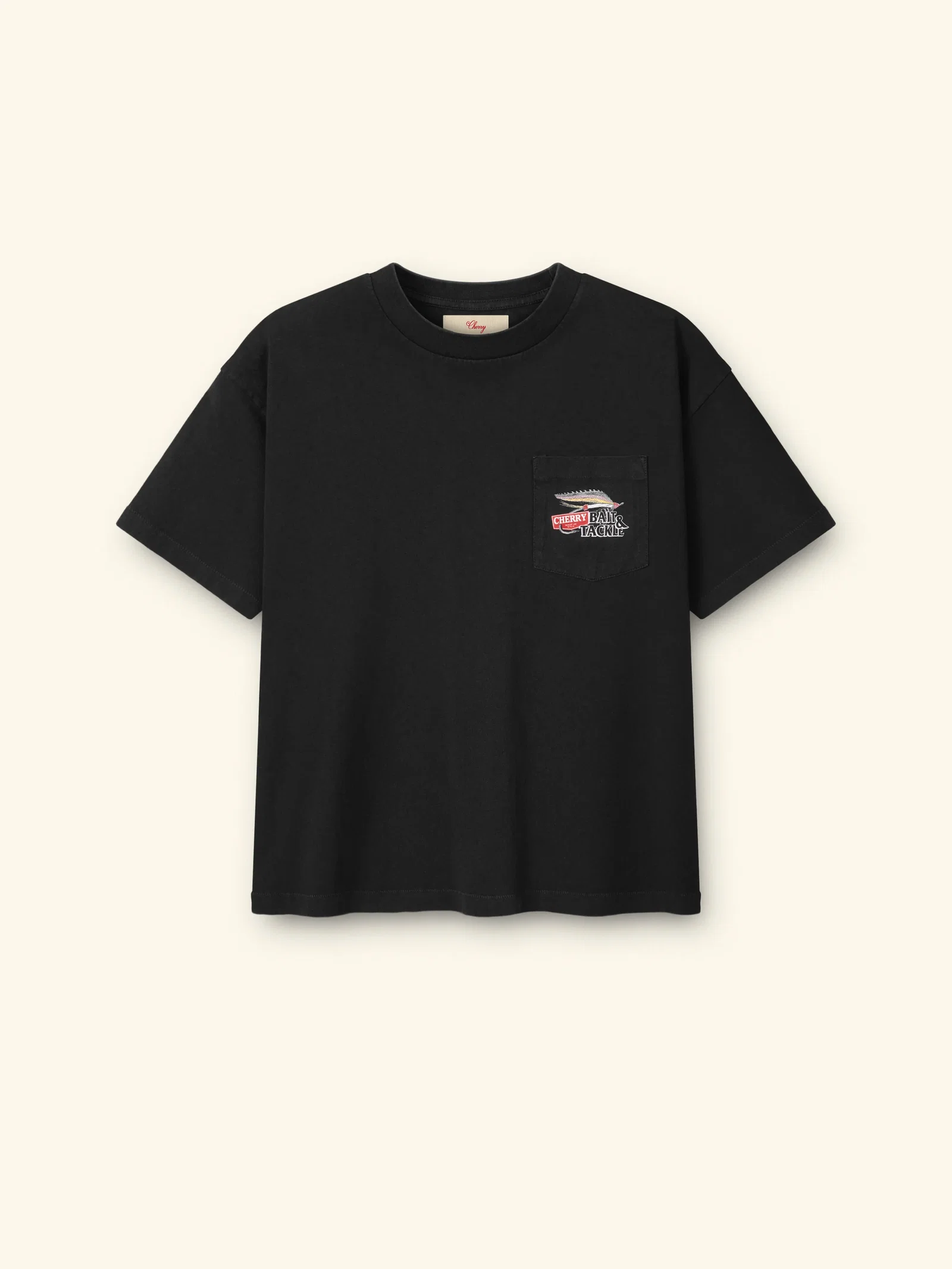 Image of Marlin Boxy Pocket Tee (Vintage Black)
