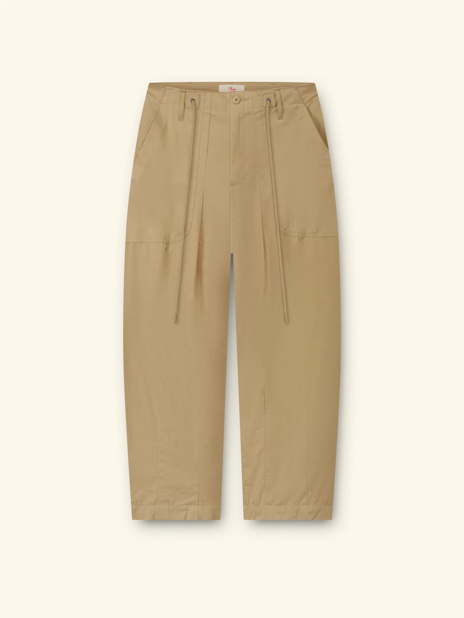 Image of Twill Parachute Pants (Camel)