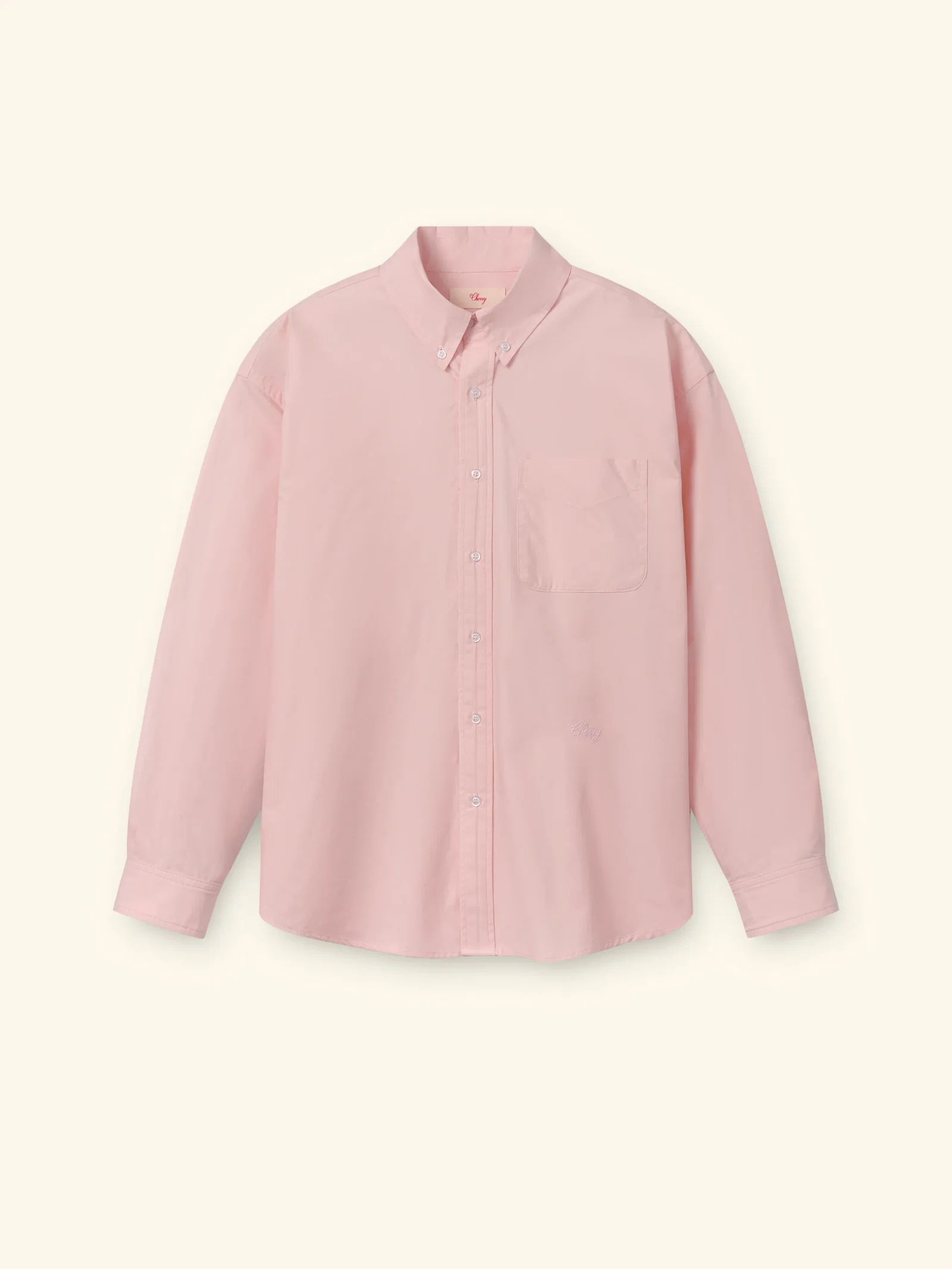 Image of Boxy Oxford Shirt (Pink)