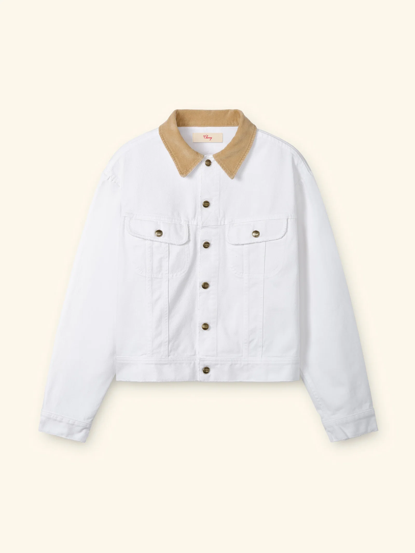 Image of Denim Trucker Jacket (Vintage White)