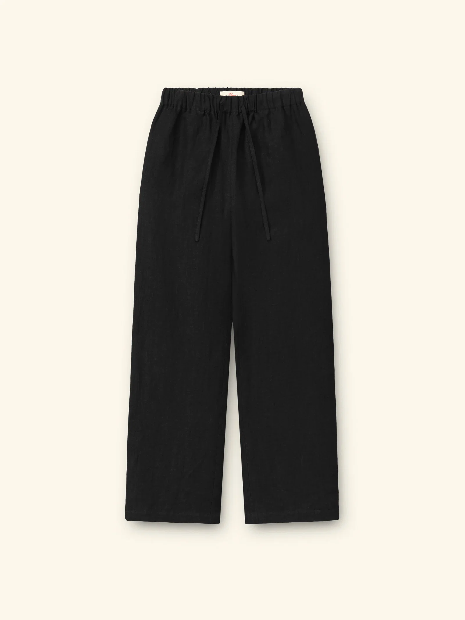 Image of Linen Beach Pants (Black)