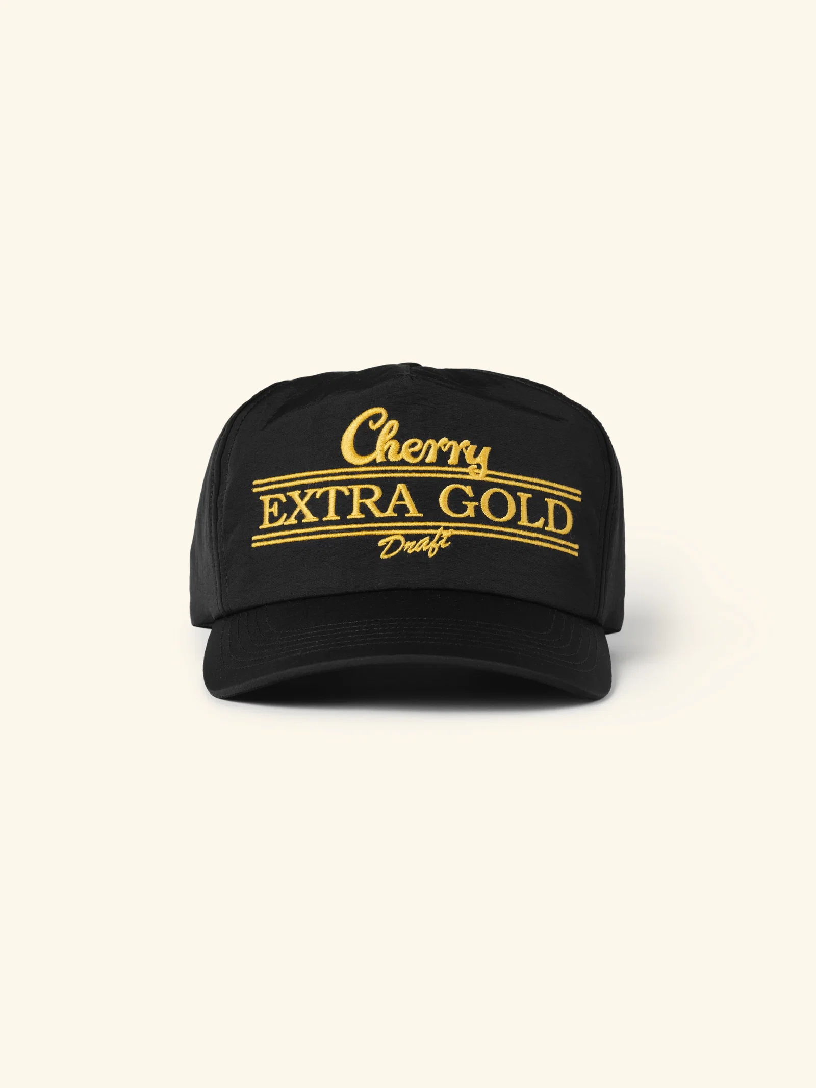Image of Extra Gold 5 Panel Hat (Black)