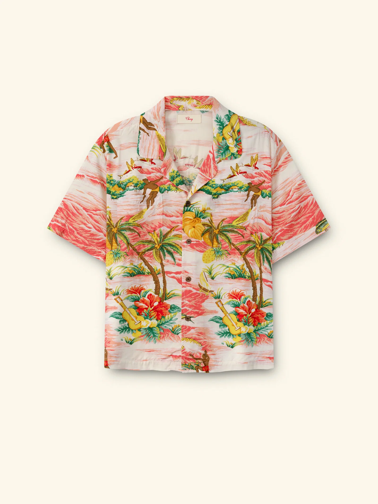 Image of Hawaiian Vacation Shirt (Pink)