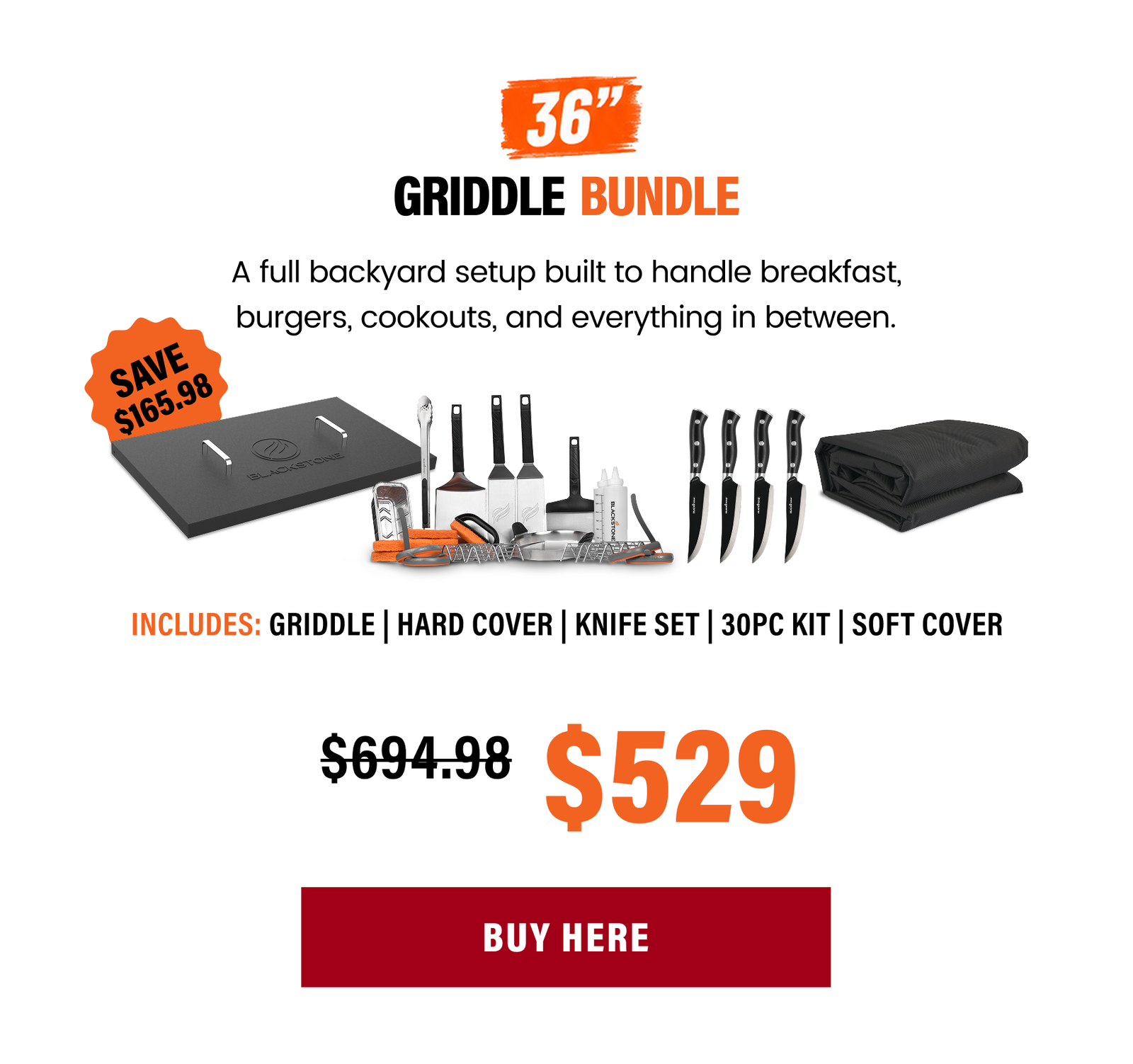 36" Griddle Bundle