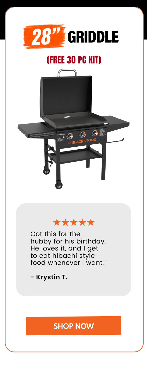 28" Griddle