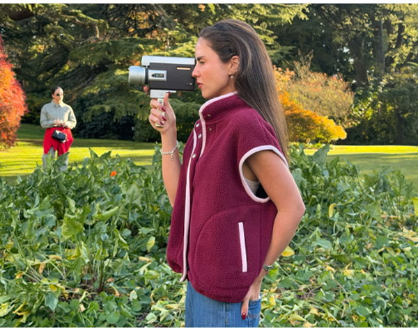 JAG Polar Fleece Vest Wine