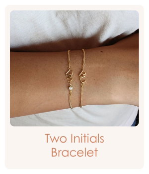 Two Initials Bracelet