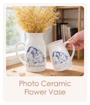 Photo Ceramic Flower Vase