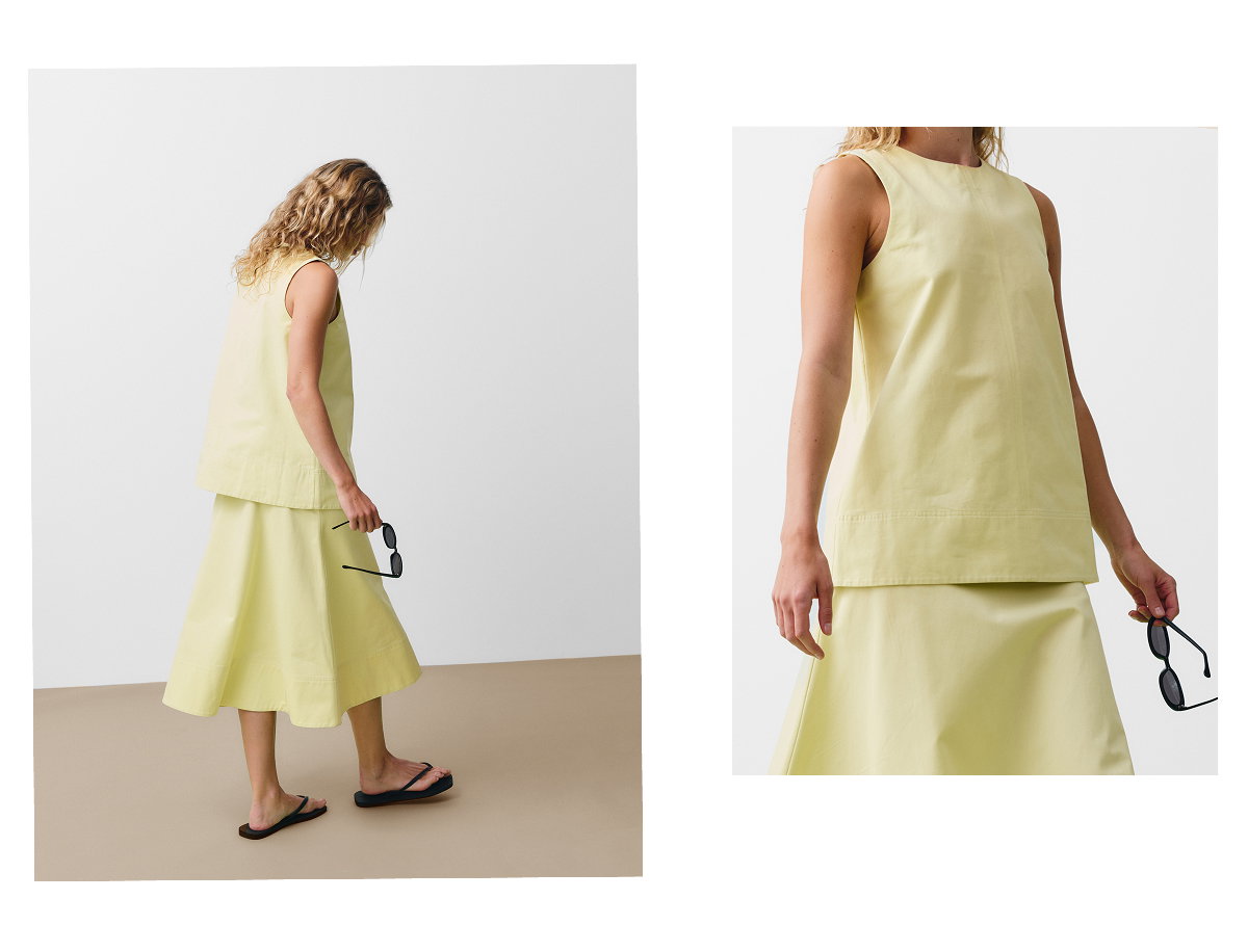 FRANCISCA SLEEVELESS SHELL TOP