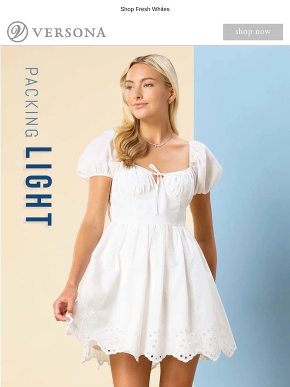 Shine Bright In Summertime Whites