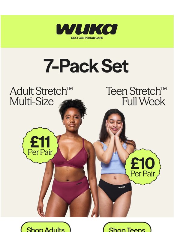 7 days. 7 pairs. £11 each. 💥