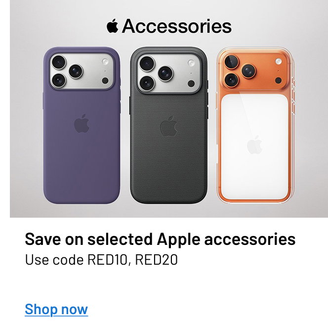 Save on selected Apple accessories