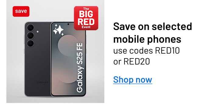  Save on selected Mobile Phones
