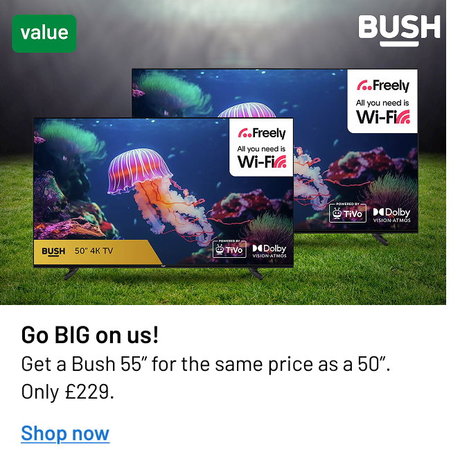 Go BIG on us!