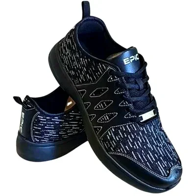 Image of Epic Men's Rush Static Black Right Hand Bowling Shoes