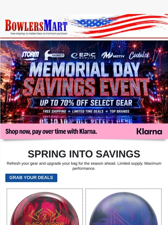 👀 Don't Miss This: #FreeBallFriday + Memorial Day Savings
