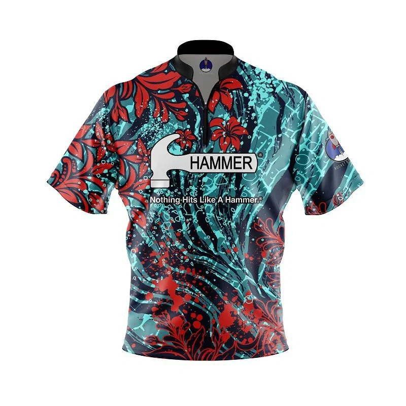 Image of Hammer Sea Bloom Xpress Ship Rocket Bowling Jersey