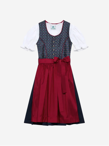 Dirndl Schürze Knopfleiste für Kinder