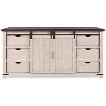 Madison County 6 Drawer 2 Door Buffet