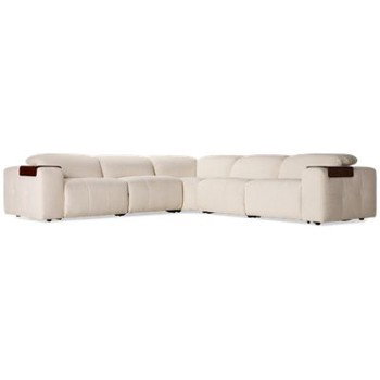 Adira 5 Piece Power Reclining Sectional with Tilt Headrest