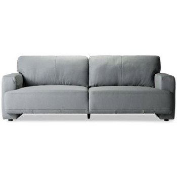Tribeca Leather Sofa - Chic Contemporary Design - High Resiliency Foam Cushions - Top Grain Leather