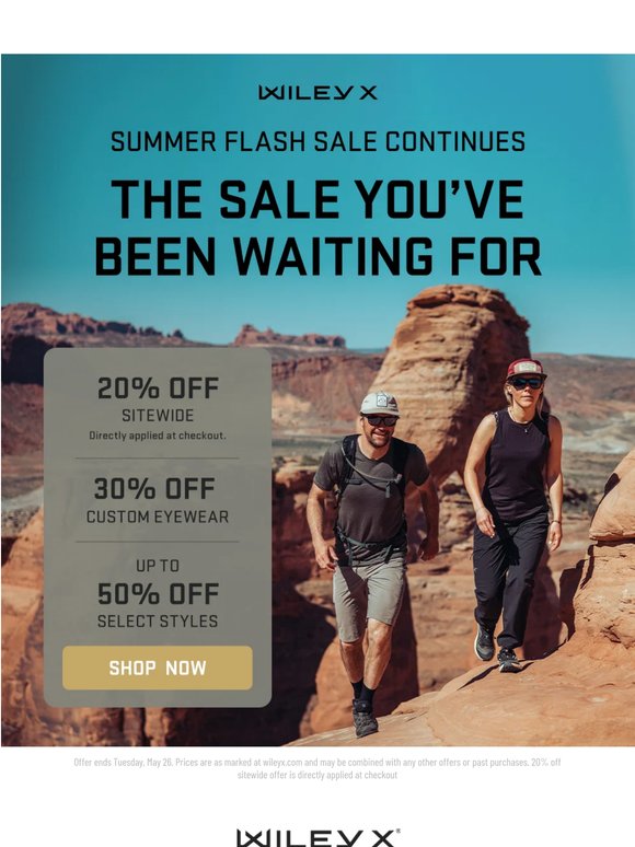 Summer Flash Sale: Still time to save