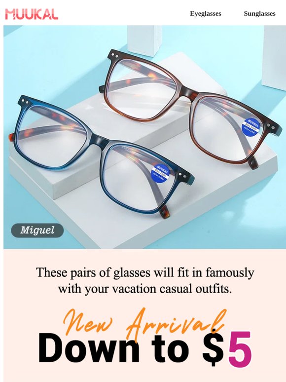 New Arrivals, Down to $5