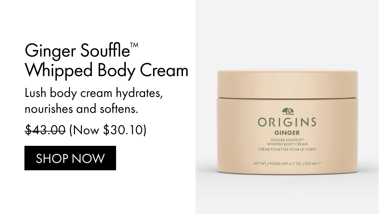 Ginger Souffle™ Whipped Body Cream | Lush body cream hydrates, nourishes and softens. | (Now $30.10) | SHOP NOW