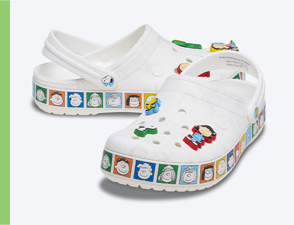 Display Image of Peanuts Themed Crocs Clogs