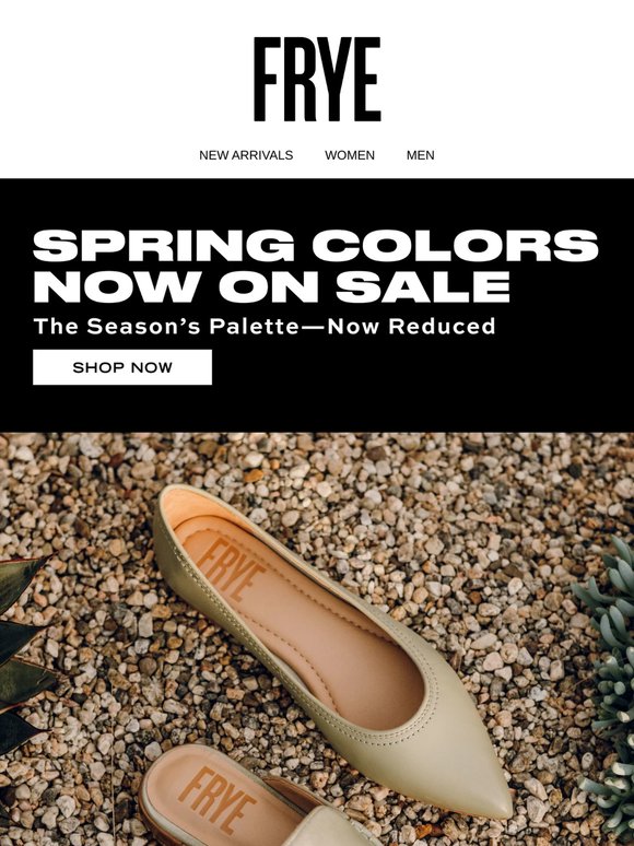 Spring styles, now on sale