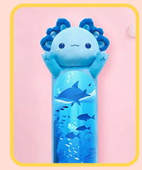 Plush toy with wings.