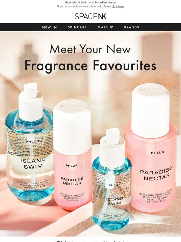 NEW Phlur body mists inside!