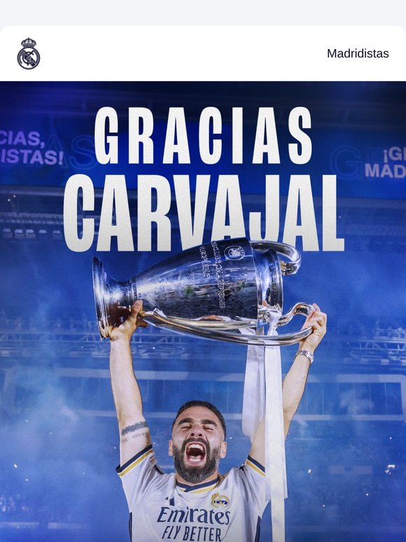 Gracias, Carvajal 🤍