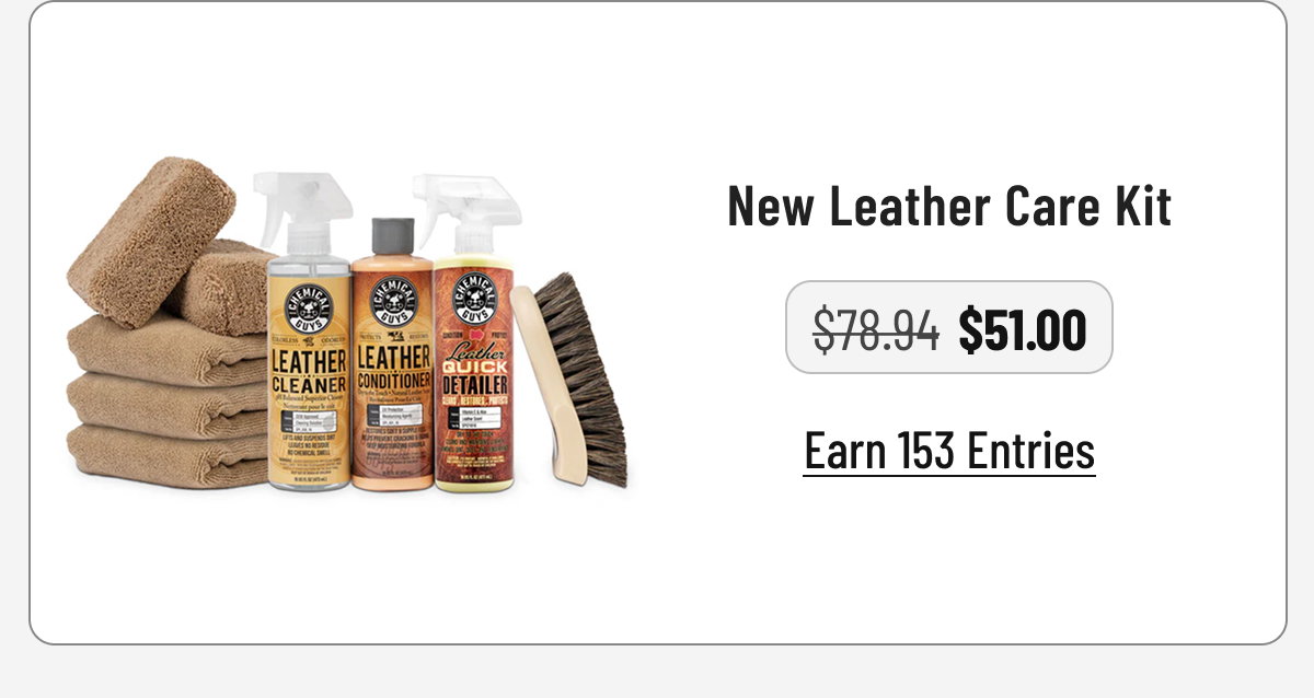 New Leather Care Kit