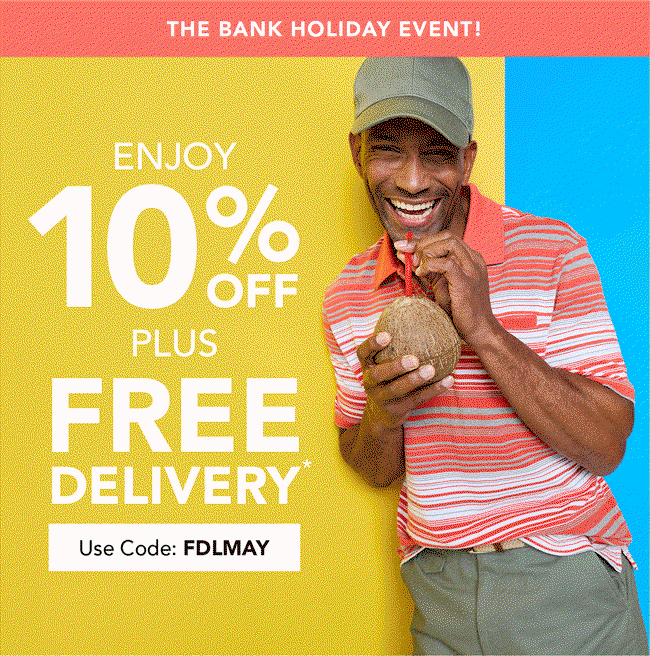 10% Off Full Price + Free Delivery