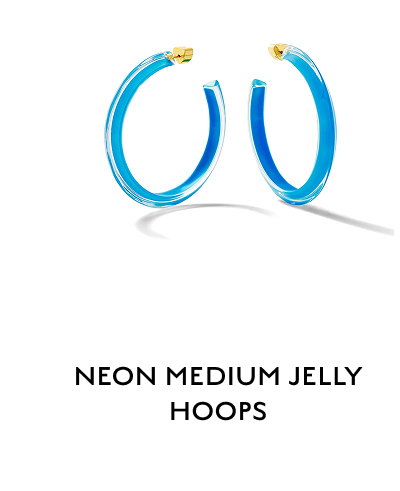 NEON MEDIUM JELLY HOOPS
