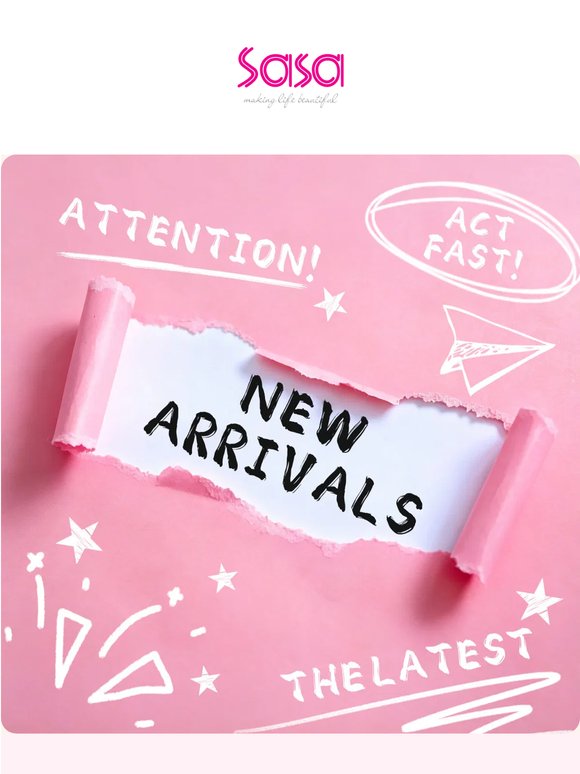 🚚✨New drops on sale now! Be the first to glow! Check out what’s new this month!💗✨