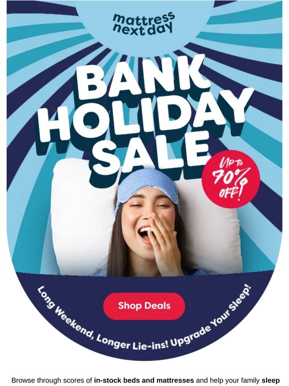 Biggest May Savings: Upgrade your sleep for less. 📉