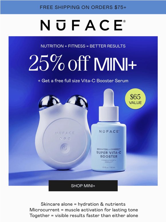 The missing step in your routine is 25% off