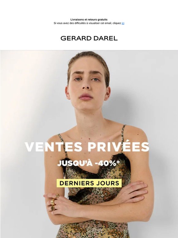 Ventes Privées jusqu'à -40% I Derniers jours
