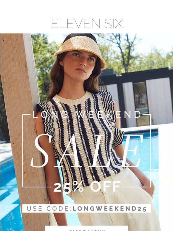 ONLY A FEW DAYS LEFT TO SHOP 25% OFF SITE-WIDE