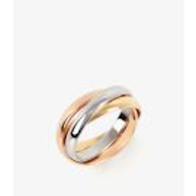 18ct White Gold, 18ct Yellow Gold and 18ct Rose Gold Small Les Must de Cartier Small Ring