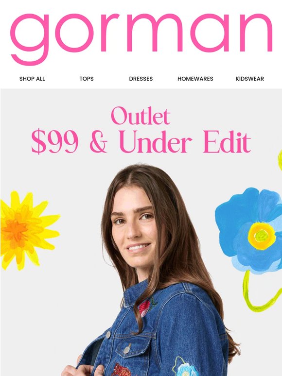 Outlet! $99 & Under Edit
