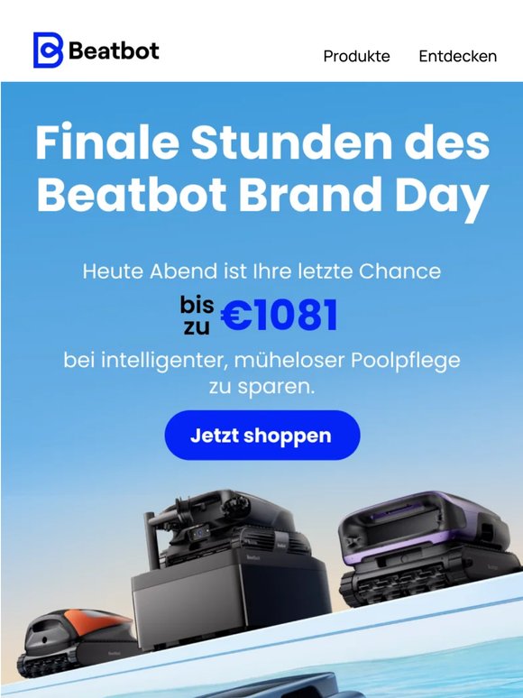 Finale Stunden des Beatbot Brand Day — Spare bis zu 1.081 €!