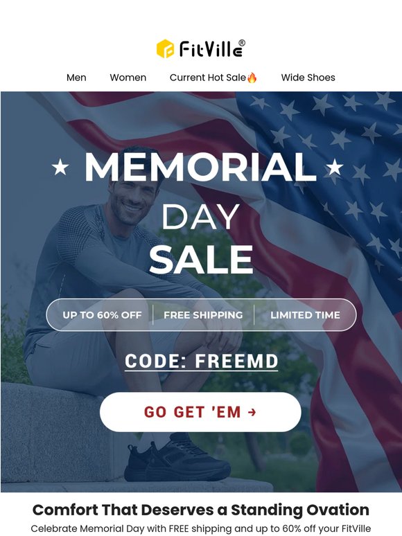 🇺🇸 The sale America's feet have been waiting for — IT'S HERE