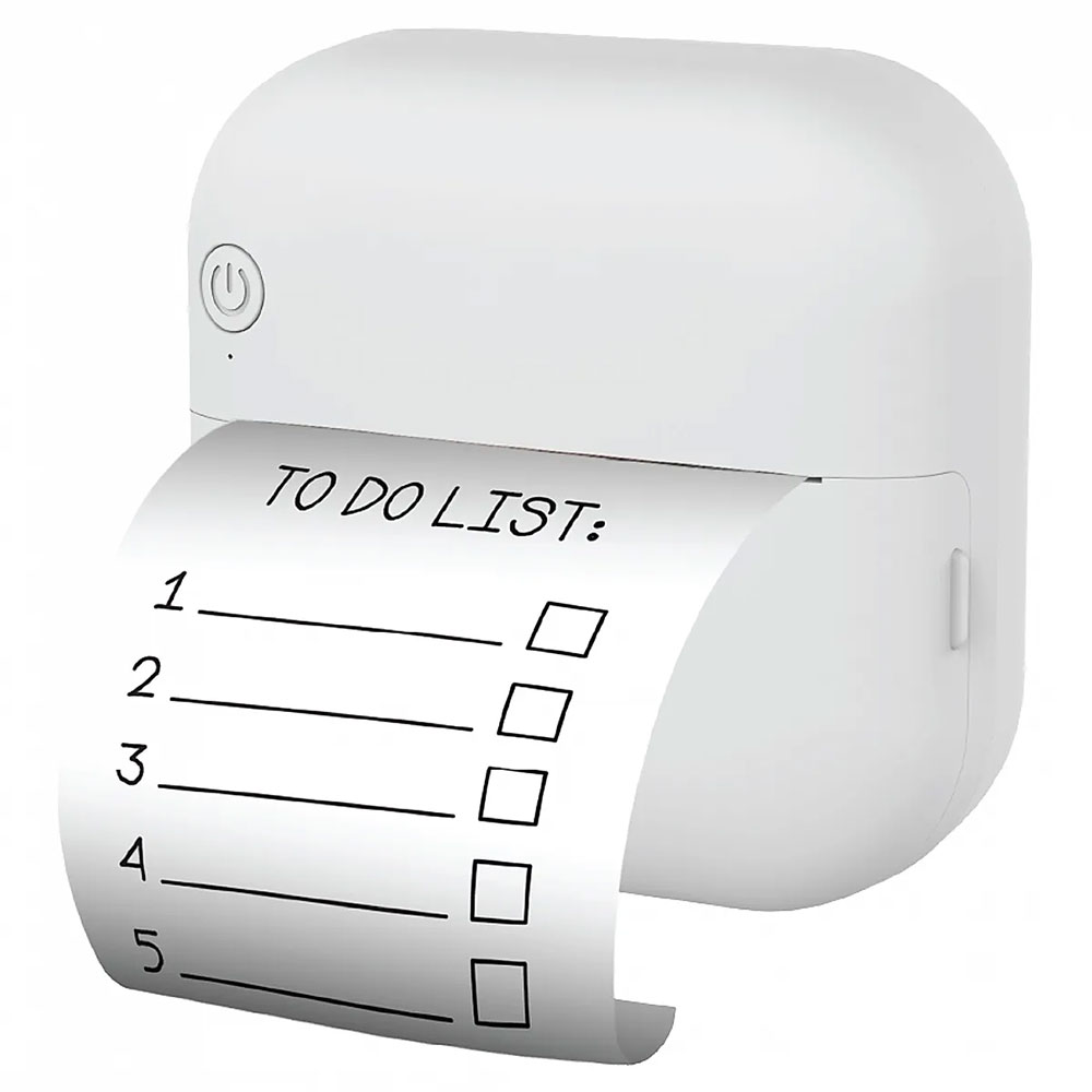 Groov-e Portable Bluetooth Mini Thermal Printer - White - £21.99 delivered