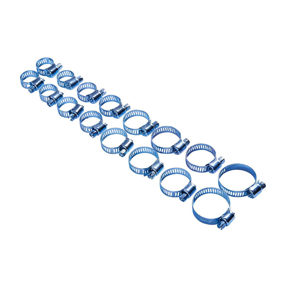 Amtech 16pc 13-32mm Metal Hose Clip Set - £5.89 delivered