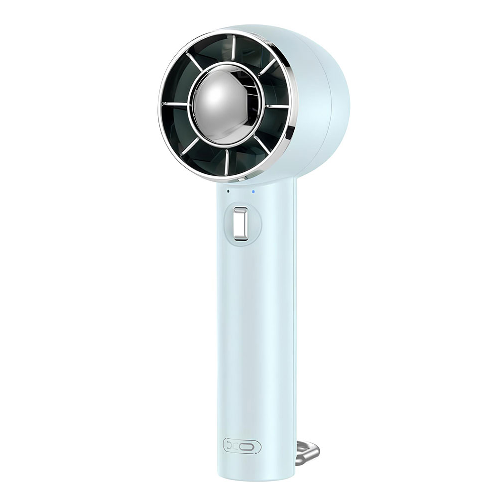 XO Rechargeable 1200mAh Desktop Handheld Fan - Blue - £11.99 delivered
