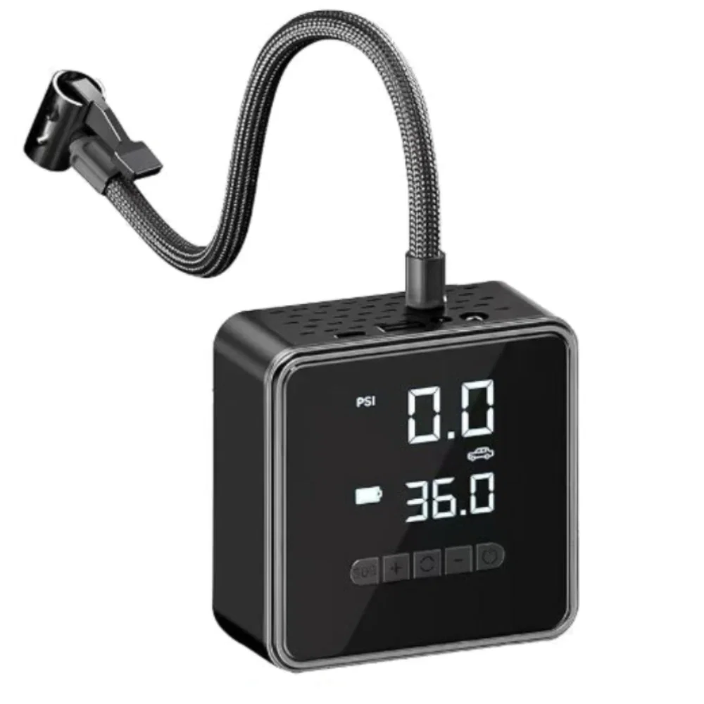 Portable Tire Inflator - Air Compressor 150 PSI Smart Air Pump for Cars and Bikes