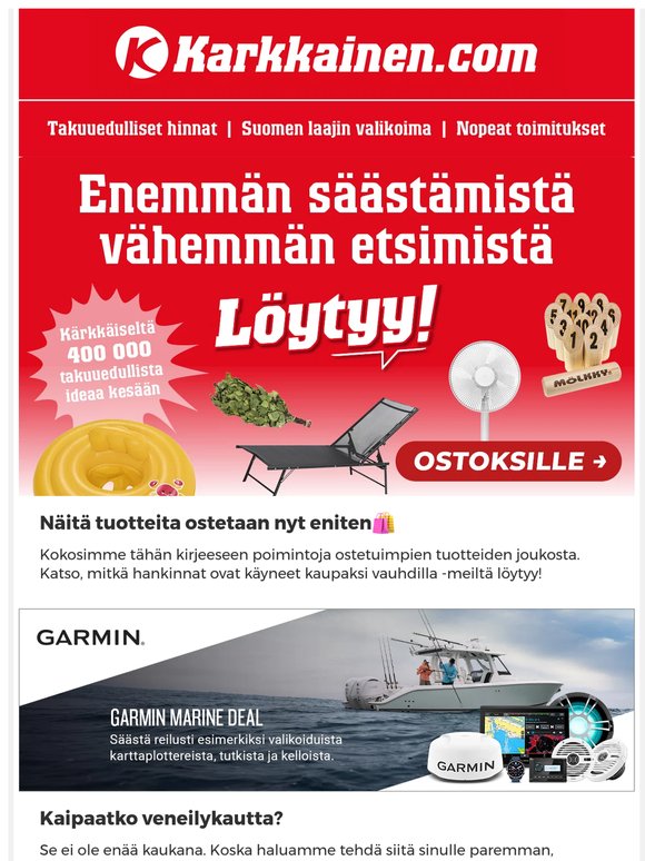 Katso, mitkä tuotteet käyvät nyt kaupaksi👉